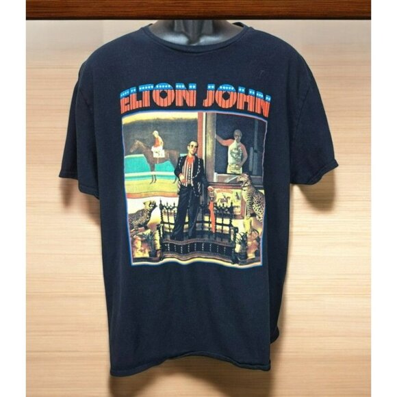 Elton John Graphic Vintage Style T-Shirt XL - Picture 1 of 6